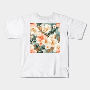 Wedding Flowers Pattern 20 Kids T-Shirt